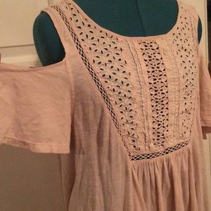 Boho Cold Shoulder dress